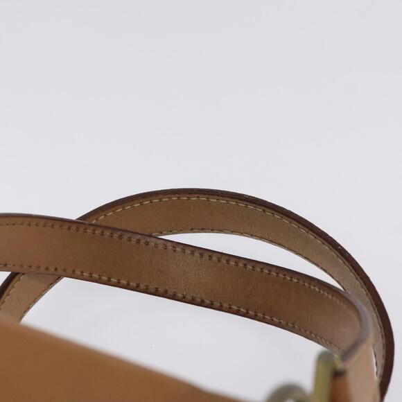 CELINE Macadam Canvas Hand Bag Pvc Leather Brown Gold - Picture 8 of 12